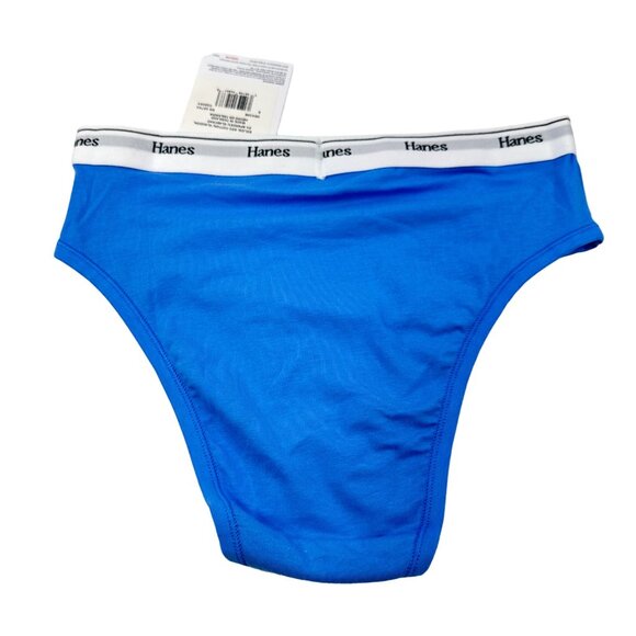 Hanes Originals Women's Size Small Panty Bikini Blue New With Tags - Picture 2 of 8